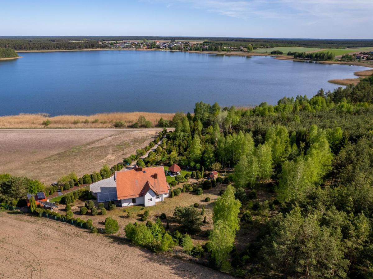 Villa Dom na wzgórzu z widokiem na jezioro Lipnica  Exterior foto
