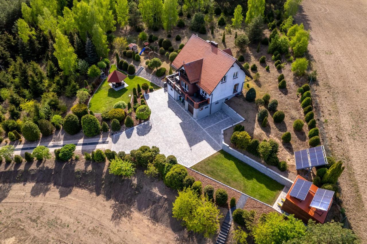 Villa Dom na wzgórzu z widokiem na jezioro Lipnica  Exterior foto